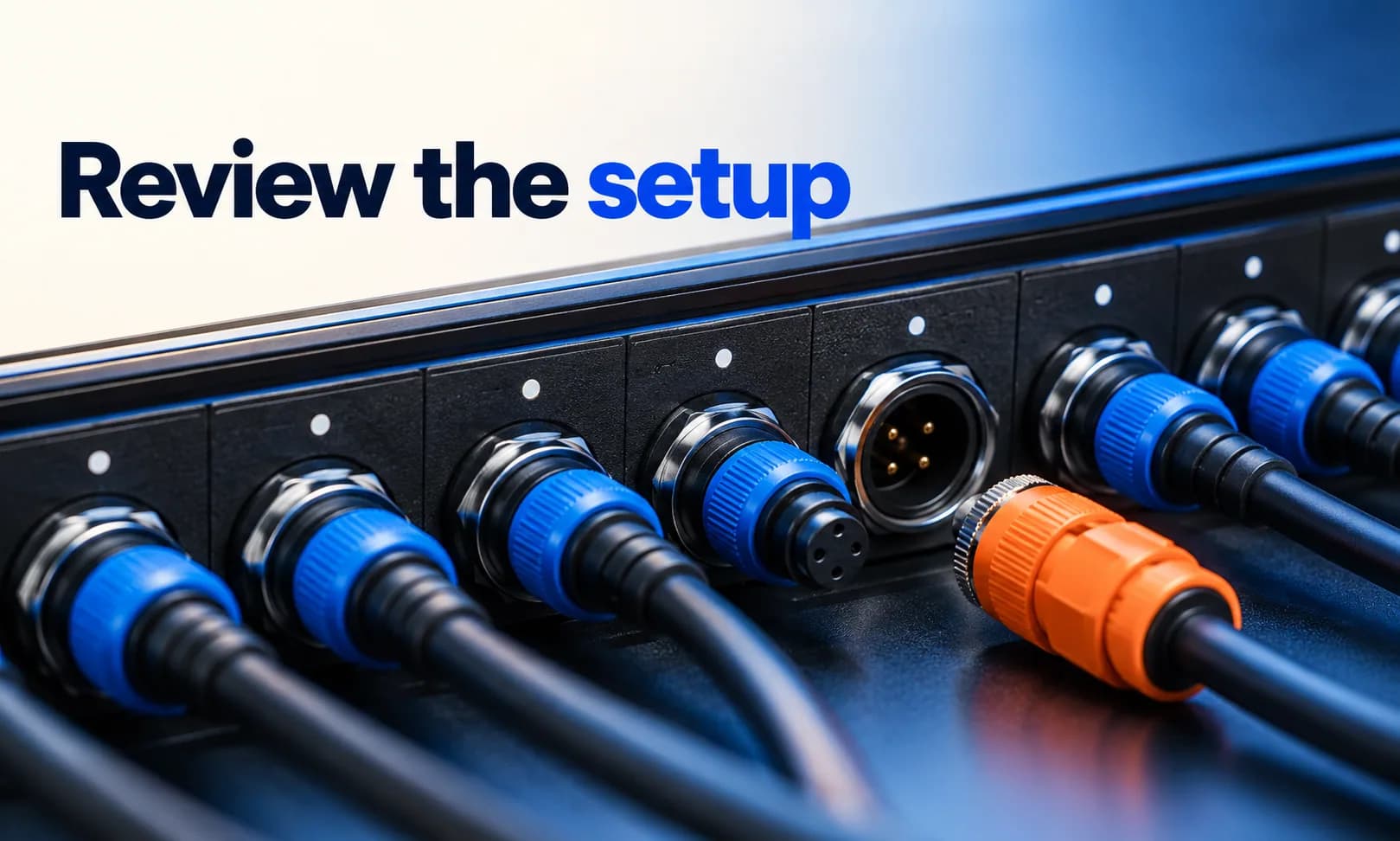 Review the service scope. Generated promotional service illustration; not a client deliverable.