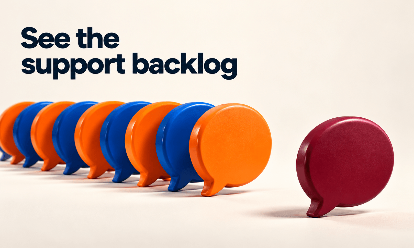 Freshdesk ticket theme and knowledge gap report: generated promotional service illustration